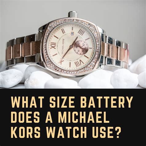 michael kors watch batteries|Michael Kors Watch battery list.